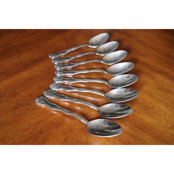 8x Table Spoon VICTORIA Reed & Barton Select 18/10 Glossy Stainless China 7.1" - Picture 9 of 9